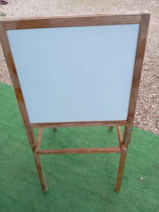 Pizarra reversible de madera