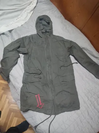 Abrigo Parka Desigual Original Verde Militar