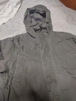 Abrigo Parka Desigual Original Verde Militar