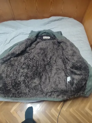 Abrigo Parka Desigual Original Verde Militar