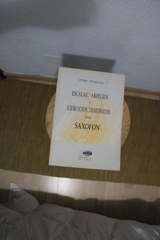 Lote libros saxofón – métodos, técnica, musicalida