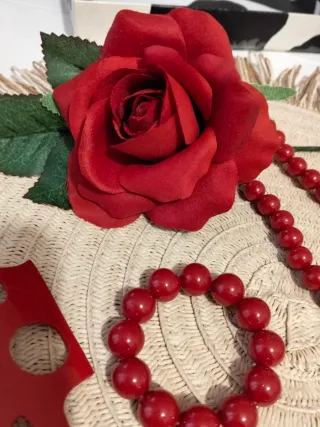 Conjunto Flamenca Rojo