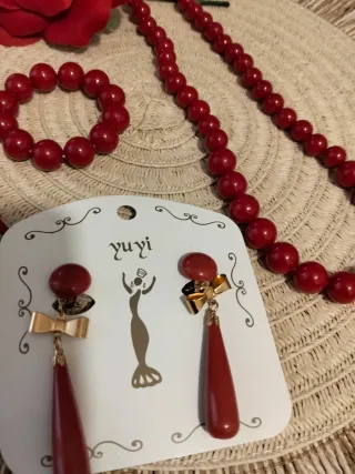 Conjunto Flamenca Rojo