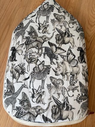 Saco capazo Betribe animales blanco y negro