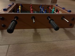 Mini futbolín de mesa