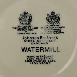 Plato de porcelana Johnson Bro