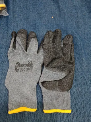 12 pares guantes trabajo talla XL
