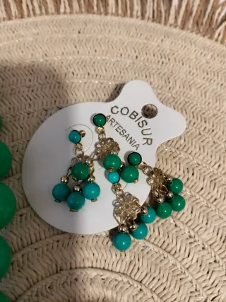 Conjunto Flamenca Collar y Pendientes