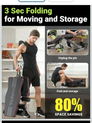 Banco de pesas ajustable