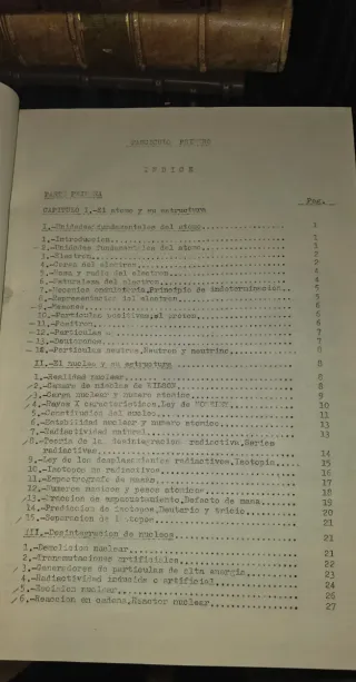 1955, Apuntes de Fisica - Libro antiguo