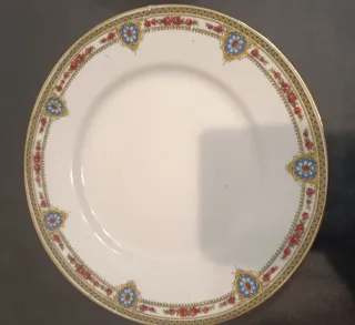 10 Platos Antigua Vajilla Francesa