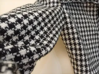 Chaqueta Zara Tweed pata de gallo T.36