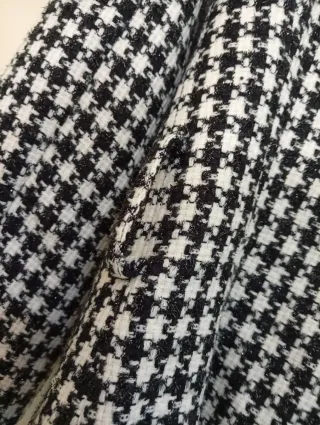 Chaqueta Zara Tweed pata de gallo T.36