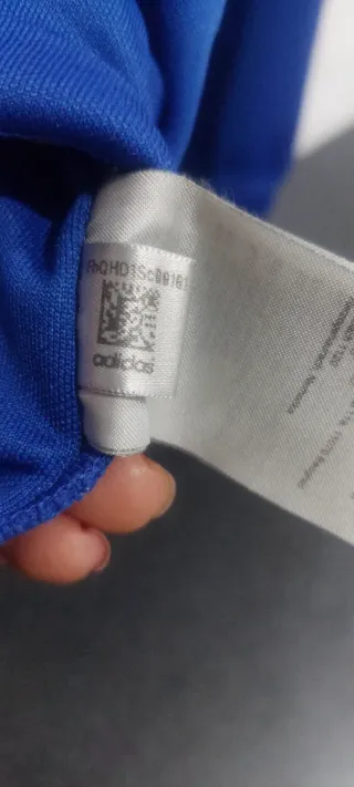 Sudadera Adidas Azul Media Cremallera