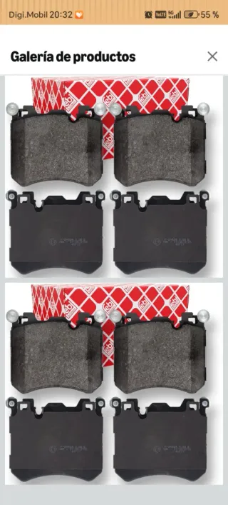 Pastillas de freno delanteras x6 bmw