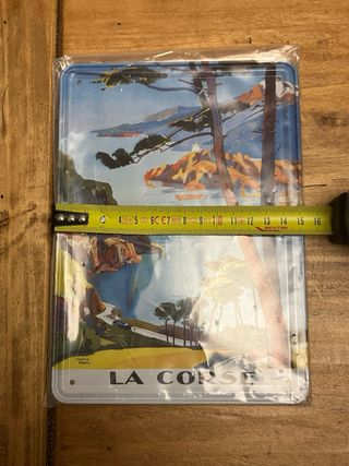 Corcega  La Corse Insegna in metallo