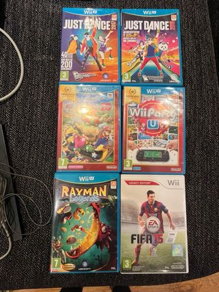 Pack Juegos Wii U: Just Dance, Mario Party, FIFA 1