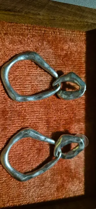 Pendientes bisutería plata