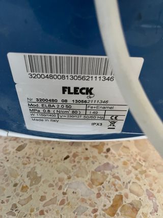 Termo Eléctrico Fleck Elba 50