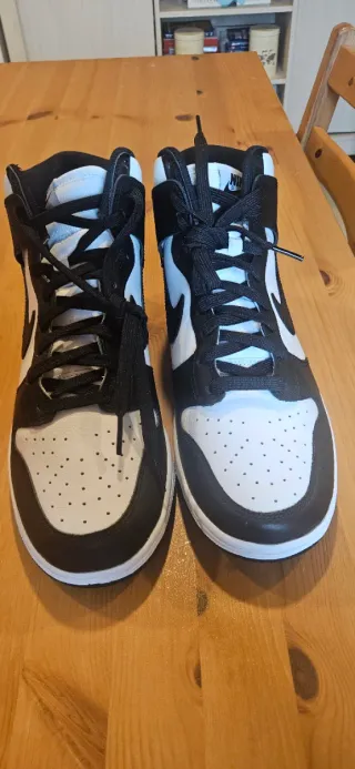 Zapatillas estilo Dunk negras blancas