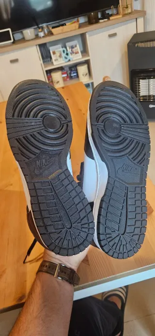 Zapatillas estilo Dunk negras blancas