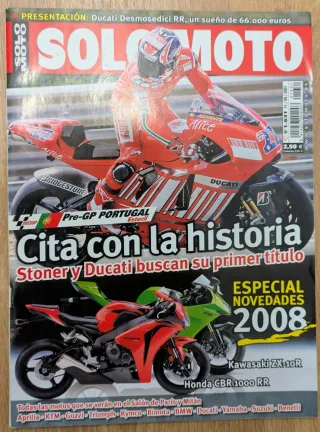 Revista SOLO MOTO N° 1631. Año 2007