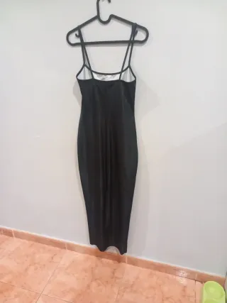 Vestido estampado cuerpo mujer