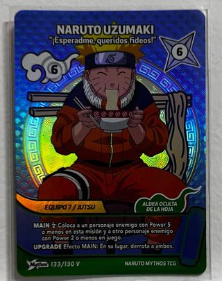 Carta Naruto Uzumaki Mythos 133/130 V