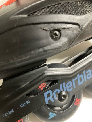 Patines en línea Rollerblade negros