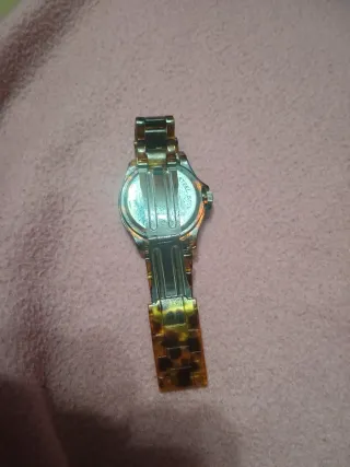 Orologio da donna marrone e oro