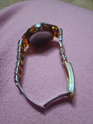 Orologio da donna marrone e oro