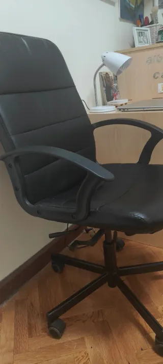 Silla de oficina Ikea negra