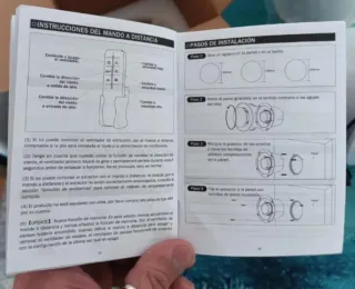 Extractor de aire reversible con mando