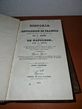 Historia Revolución de Francia 1840