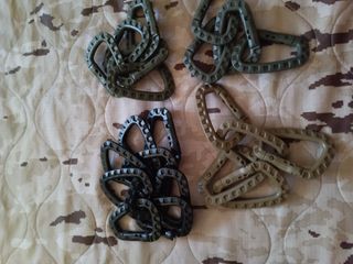 Mosquetones Tácticos Negro y Arena