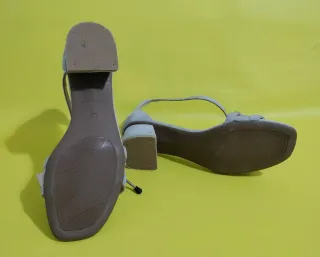 Sandalias Alpe Woman T-39 Piel Ante Gris