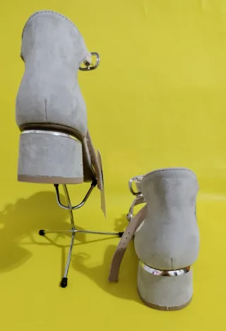 Sandalias Alpe Woman T-39 Piel Ante Gris