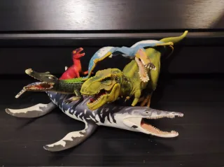 Lote Juguetes Dinosaurios Marinos y Terrestres