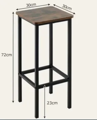 Lote 3 Taburetes Altos Barra Cocina/Bar