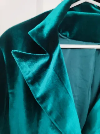 Chaqueta terciopelo verde
