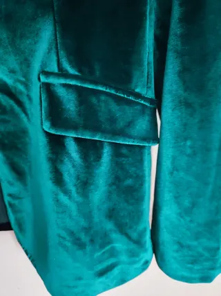 Chaqueta terciopelo verde