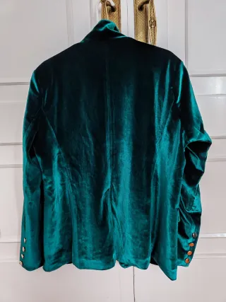 Chaqueta terciopelo verde