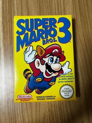 Nintendo NES Control Deck Caja + Mario Bros 3