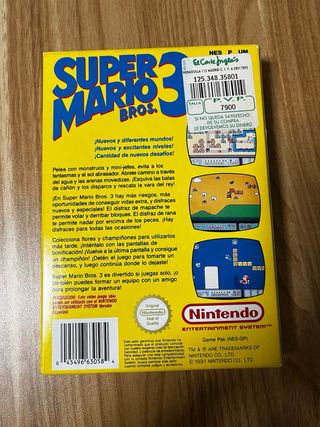 Nintendo NES Control Deck Caja + Mario Bros 3
