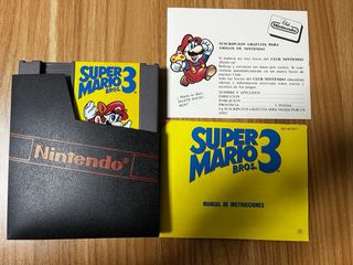 Nintendo NES Control Deck Caja + Mario Bros 3