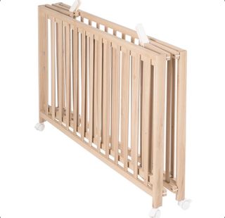 Cuna madera plegable 120x60 + incluyo colchón