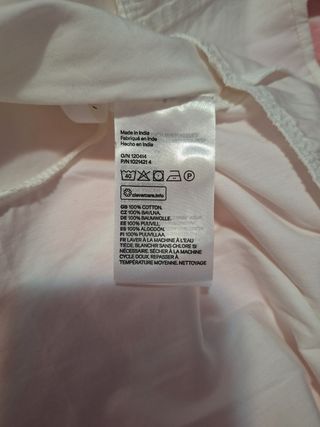 Blusa tipo corpiño.