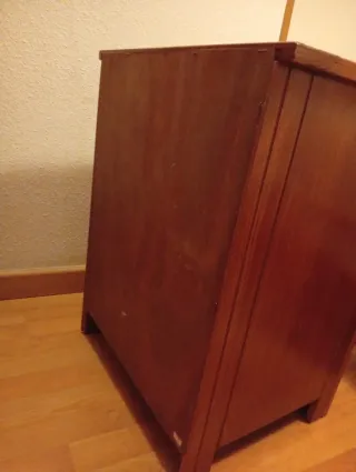 Mesitas de noche de madera (2 unidades)