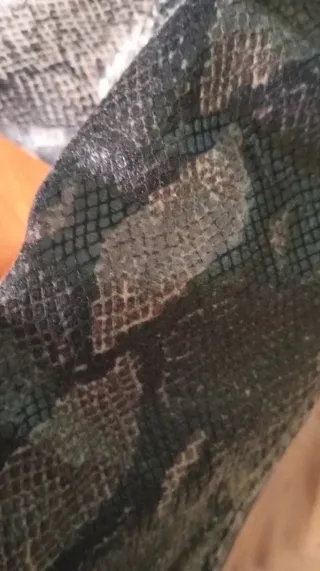 Pantalón VERO MODA Estampado Serpiente Marrón/Verd