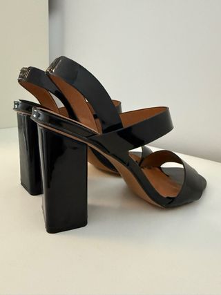 Sandalias H&M Tacón Negro Talla 39